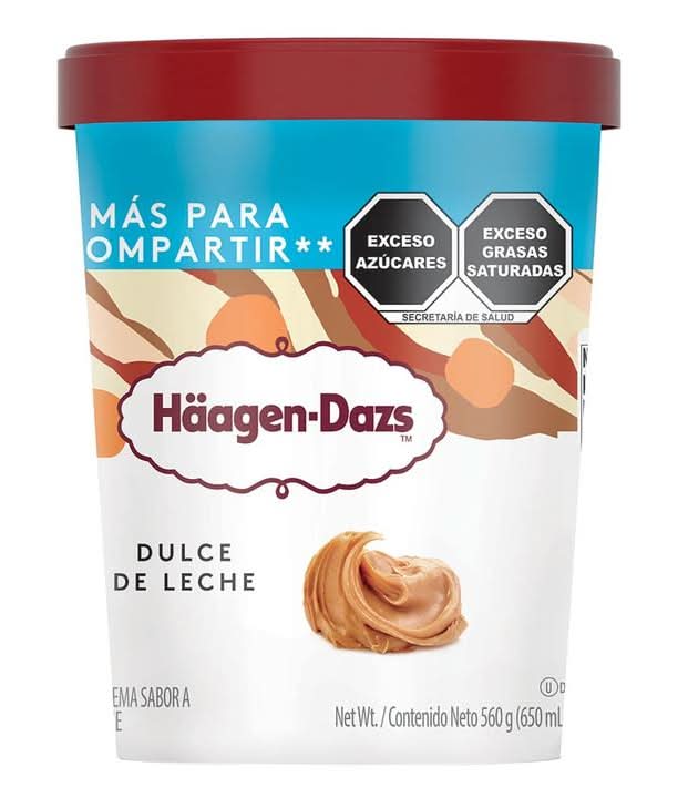 Häagen-Dazs · Helado de crema, dulce de leche (650 ml)