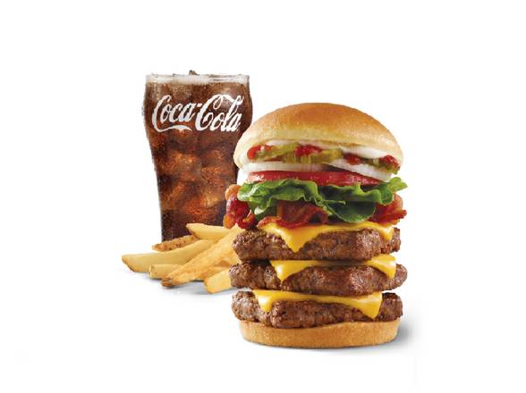 Combo Bacon de luxe triple ¾ lb / Bacon Deluxe 3/4 lb* Triple Combo