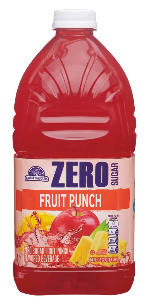 Nature's Nectar Zero Sugar Juice Drink, Fruit Punch (64 fl oz)