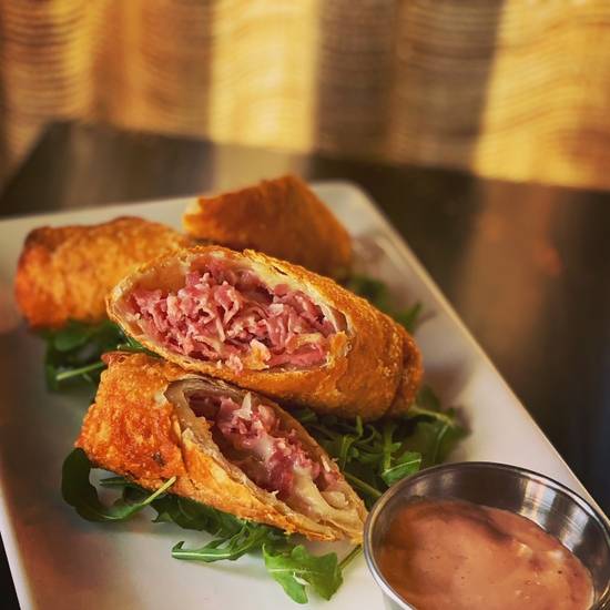 Reuben Egg Rolls