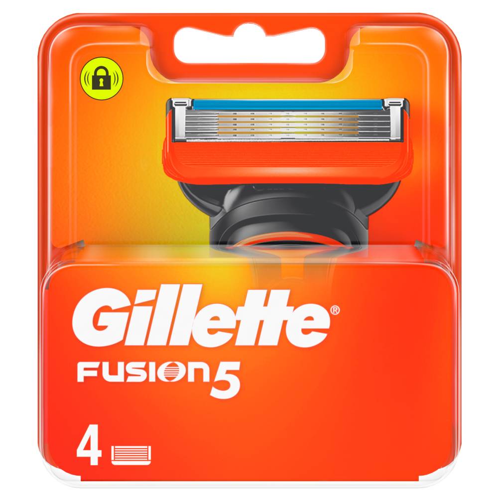 Recambio Gillette Fusión Hojas De Afeitar Hmbres 4Ud