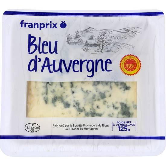 Fromage Bleu d'auvergne Franprix 125g