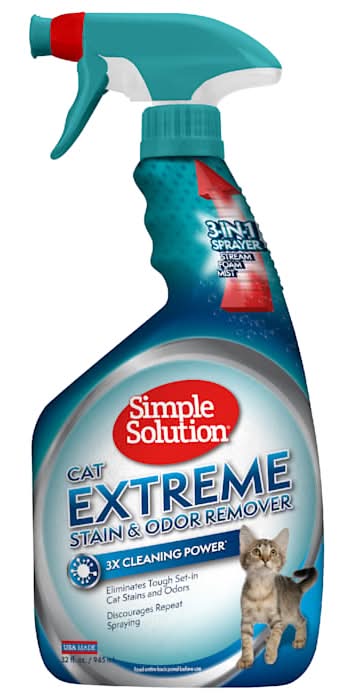 Simple Solution Extreme Stain and Odor Remover For Cats (32 fl oz)
