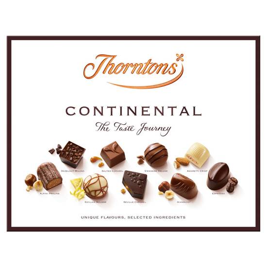 Thorntons Continental Milk, Dark, White Chocolate Gift Box