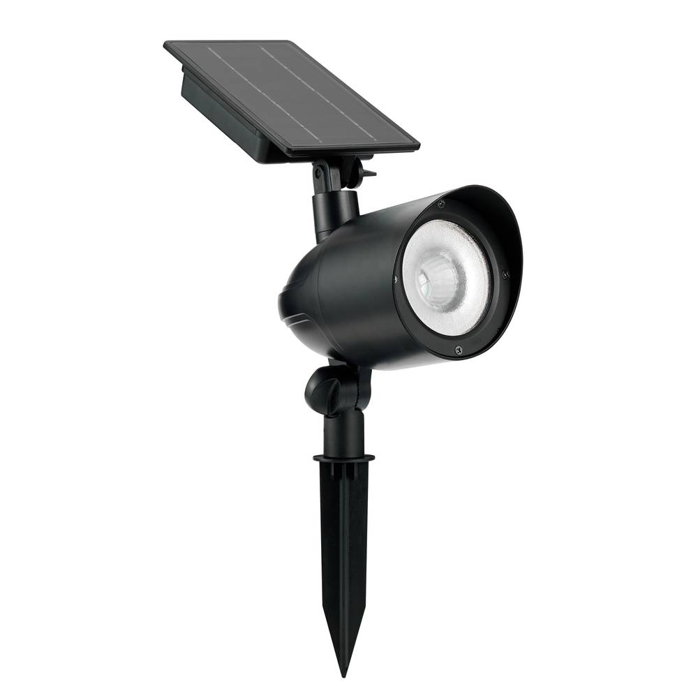 Harbor Breeze Color-Changing 120-Lumen Black Solar LED Flood Light | SS75C-LF120C-BK-T15