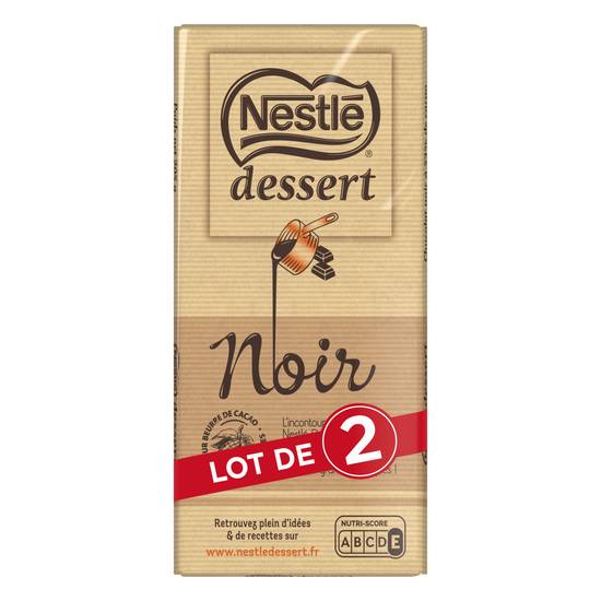 Tablette de chocolat noir NESTLE DESSERT