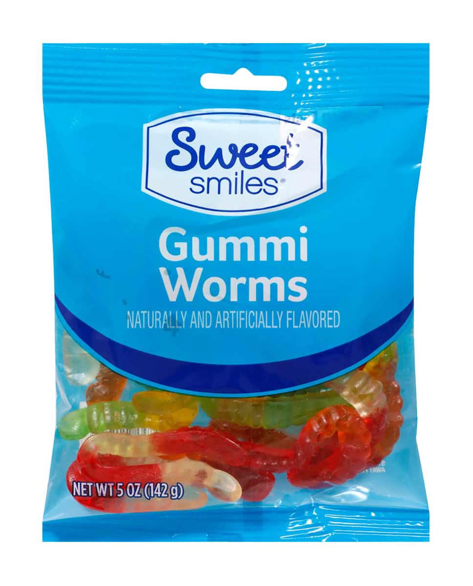 Sweet Smiles Gummi Worms (5 oz)