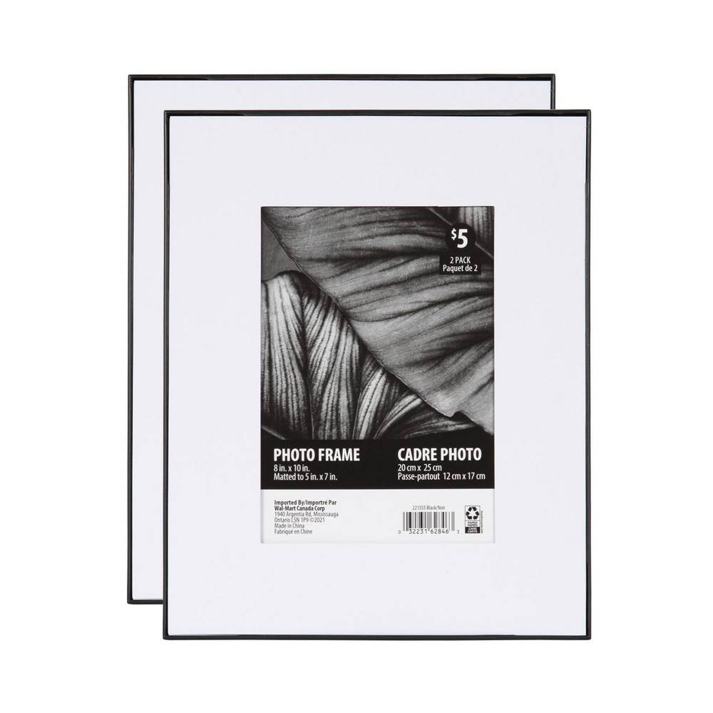 Uniek Slimline Picture Black Frame 8 X 10 in (2 units)