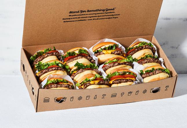 Caja ShackBurgers - 12 porciones