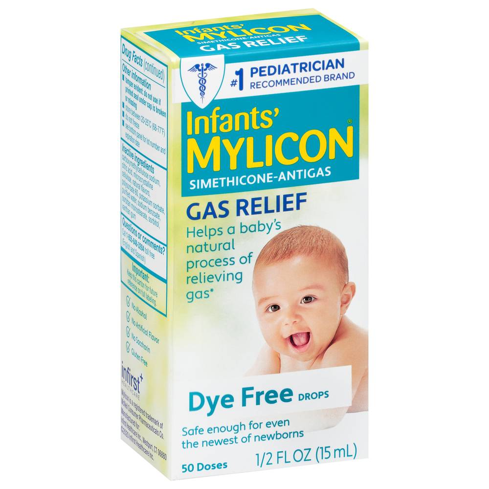 Infants' Mylicon Gas Relief Dye Free Drops (0.5 fl oz)