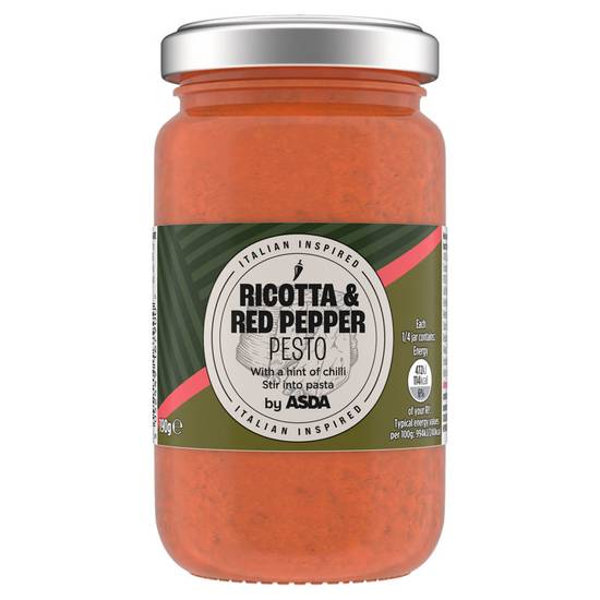 Asda Ricotta & Red Pepper Pesto 190g