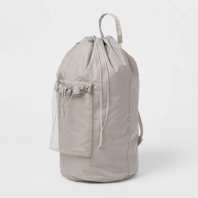 Brightroom Textured Backpack Laundry Bag (gray)