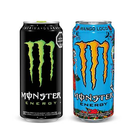 2 Monster variedades 473cc x $2990