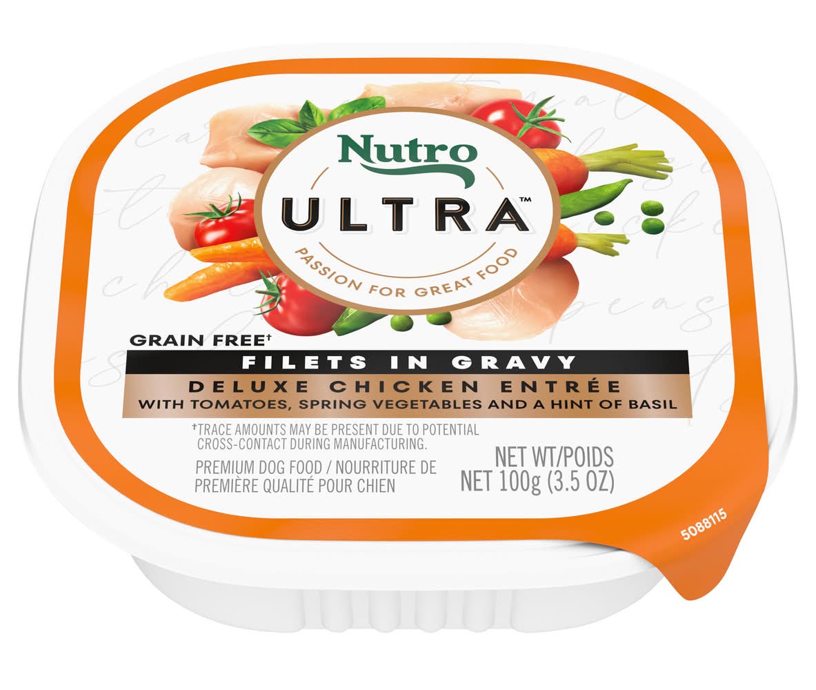 Ultra Filets in Gravy Adult Wet Dog Food, Chicken (3.5 oz)