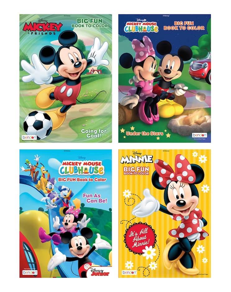 Disney Big Fun Coloring and Activity Books (4 ct)
