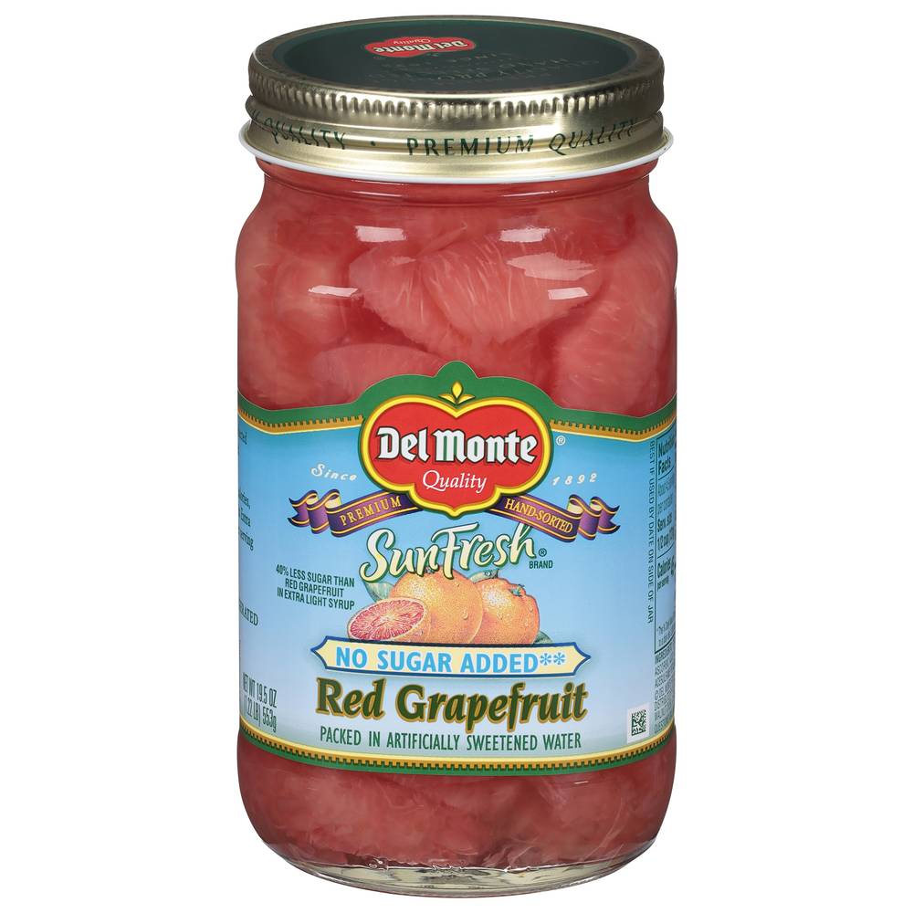 Del Monte No Sugar Added Red Grapefruit in Water (19.5 oz)