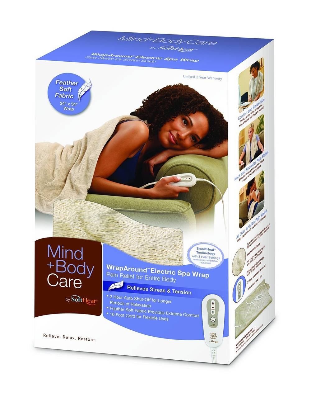 Softheat Mind+Body Care Wraparound Electric Spa Wrap