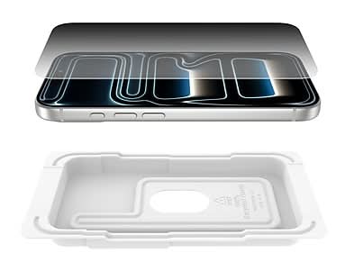 Belkin ScreenForce InvisiGlass Privacy Screen Protector for iPhone 17 Pro (OVA213fq)