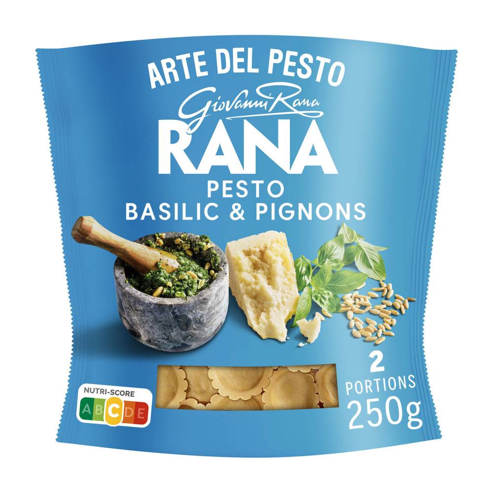Rana - Pâtes fraîches ravioli pesto basilic et pignons (250g)