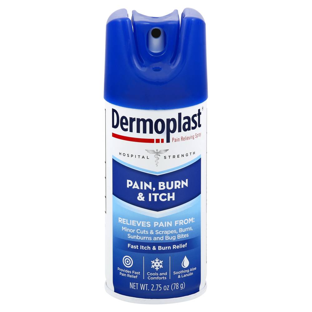 Dermoplast Hospital Strength Pain Burn & Itch Pain Relieving Spray (2.8 oz)