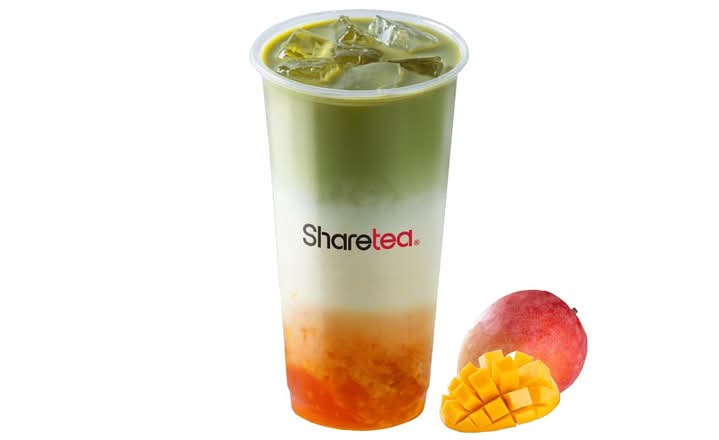 Mango Matcha Fresh Milk