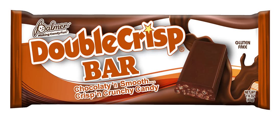 R.M. Palmer Doublecrisp Bar Chocolaty 'N Smooth Crisp 'N Crunchy Candy (1.6 oz)