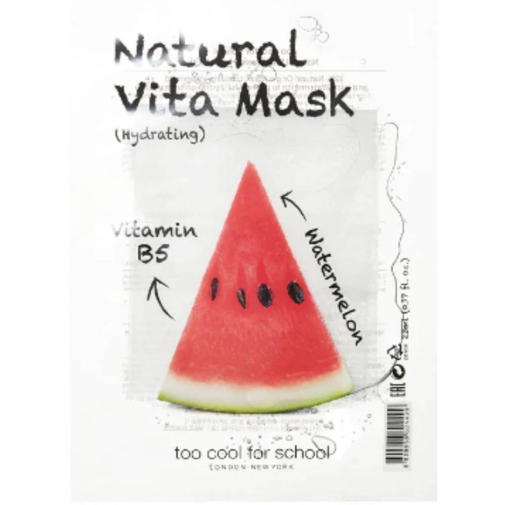 Too Cool for School Natural Vita Mask Hydrating, Watermelon (0.77 fl oz)