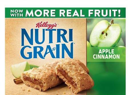 Nutri-Grain · Barres de céréales Nutrigrainpomme cannelle (295 g, 8 barres) - Apple cinnamon cereal bars (8 units)
