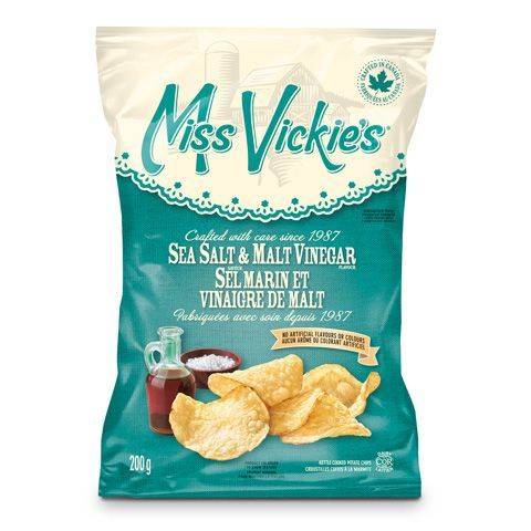 Miss Vickie's Sea Salt & Malt Vinegar 200g