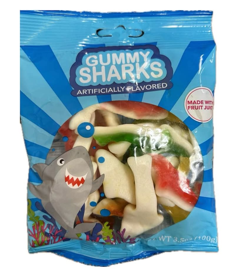 Rainbow Gummy Sharks (3.5 oz)