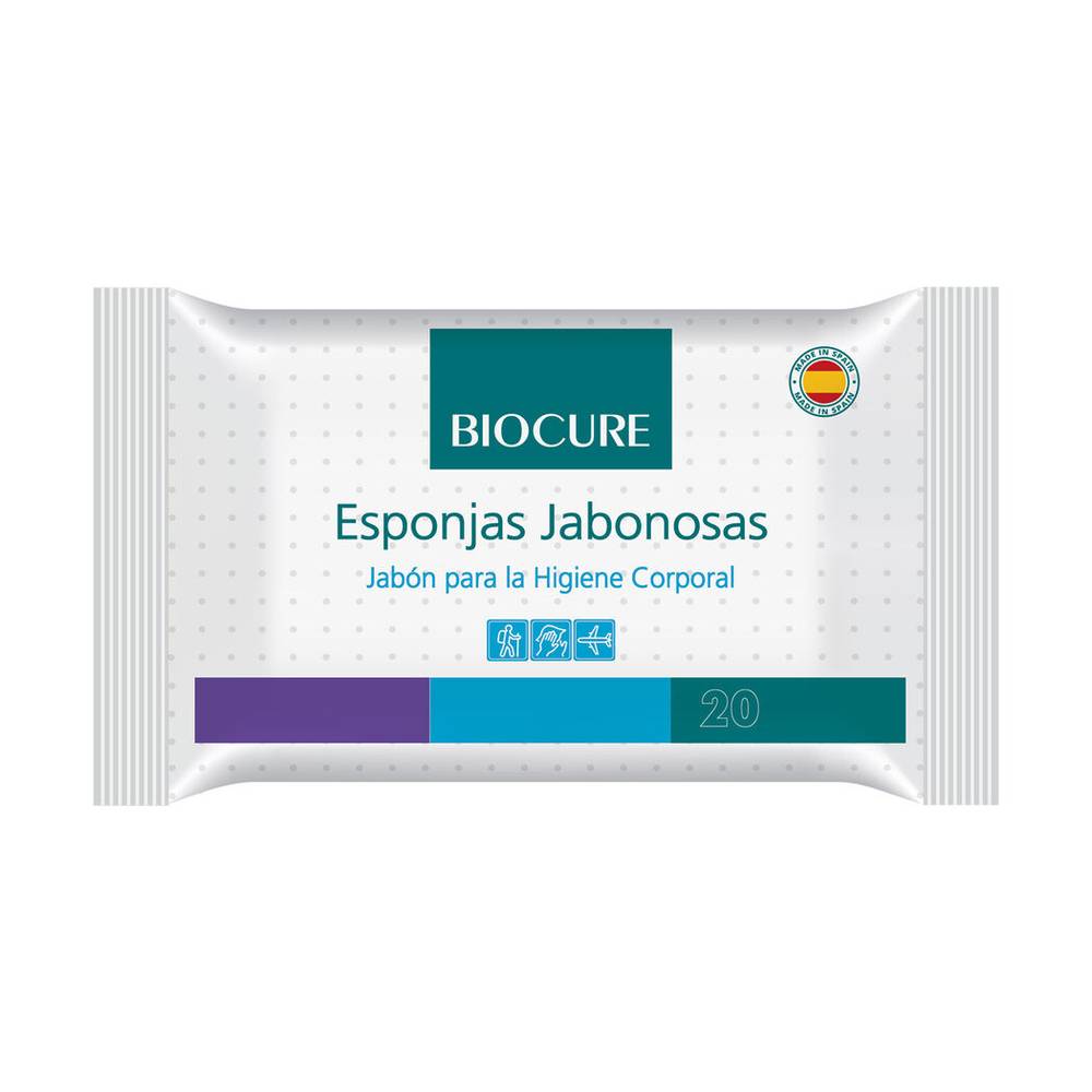 Biocure Esponjas jabonosas (20 u)