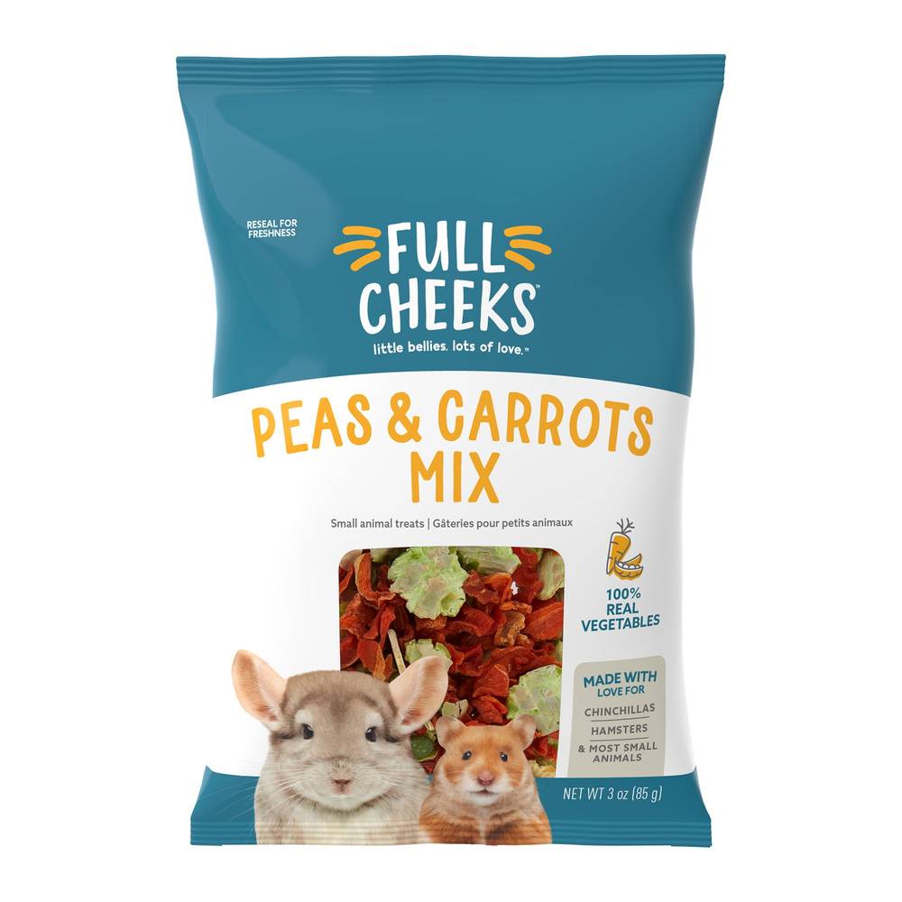 Full Cheeks Small Pet Peas & Carrots Mix