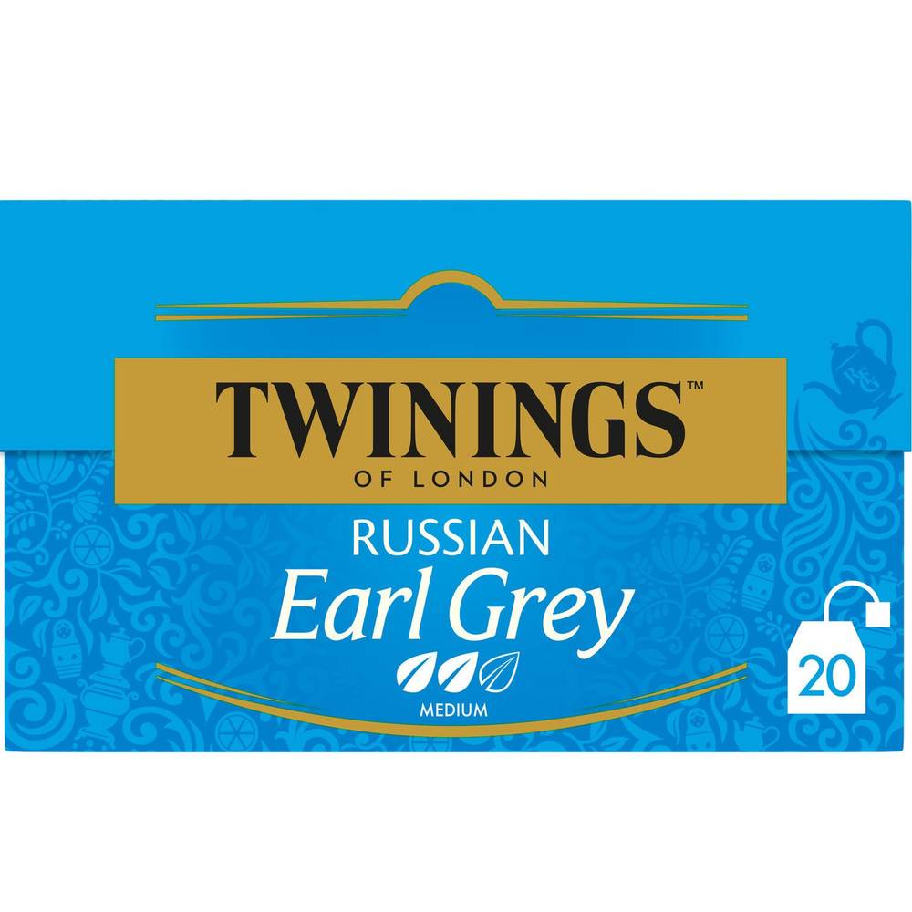 Twinings - Thé russian earl grey (20 pieces, 30 g)