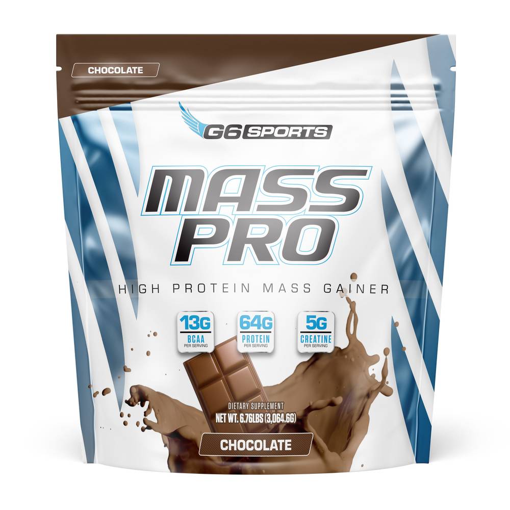 G6 Sports Pro High Protein Mass Gainer Powder (chocolate)