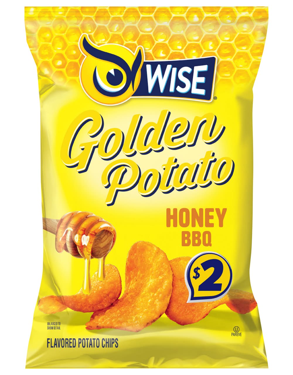 Wise Golden Potato Chips, Honey Bbq (3.25 oz)