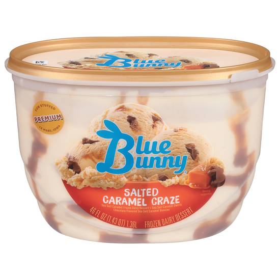 Blue Bunny Salted Caramel Craze Ice Cream (46 oz)