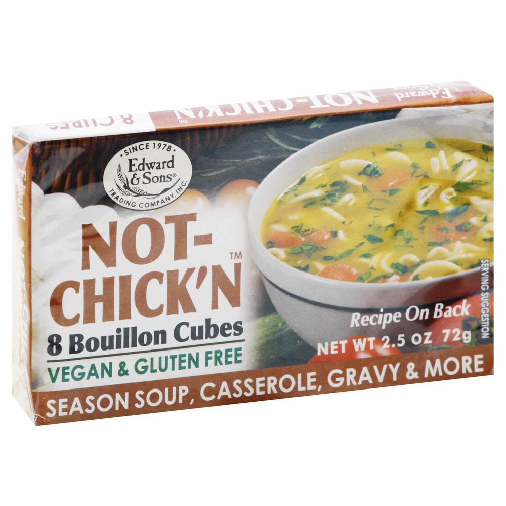 Edward & Sons Season Soup Casserole Gravy Bouillon Cubes (2.5 oz, 8 ct)