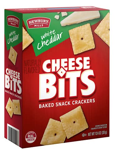 Newbury Mills White Cheddar Cheese Bits Snack Crackers (12.4 oz)
