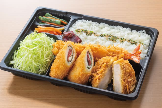 チキン梅しそと 人気の組み合わせ弁当