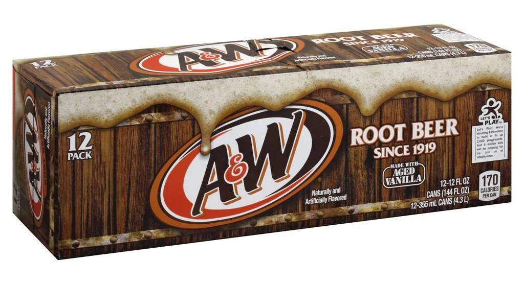 AW Root Beer 12pk Soda