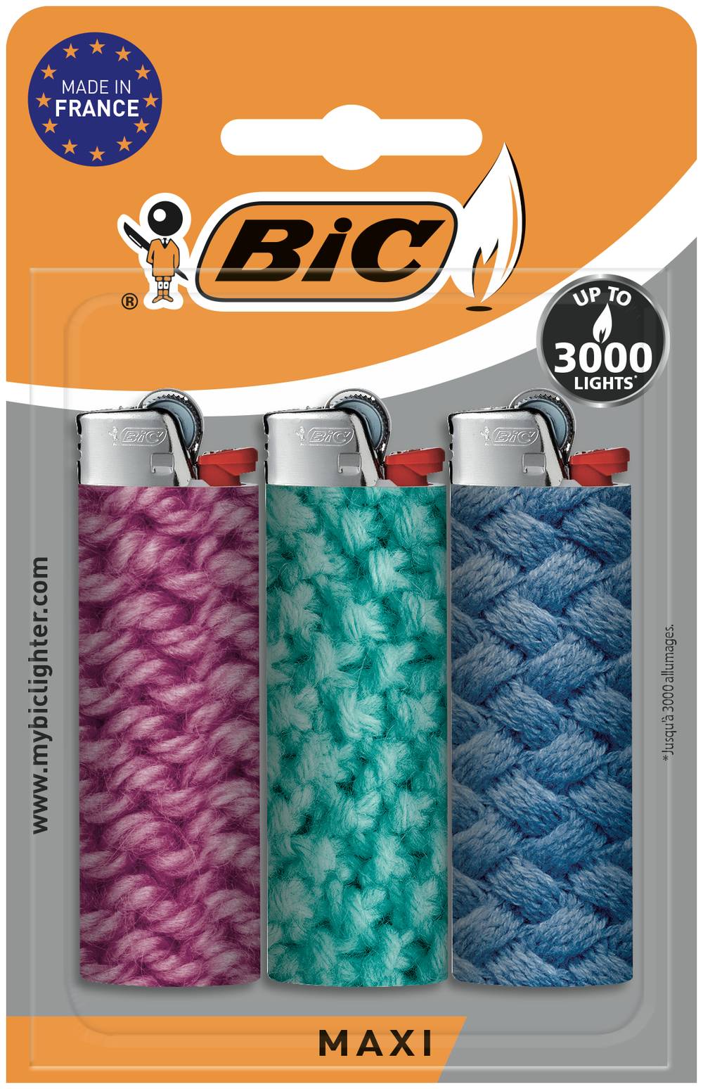 Bic - Maxi briquets à pierre edition limitée (couleurs assorties)