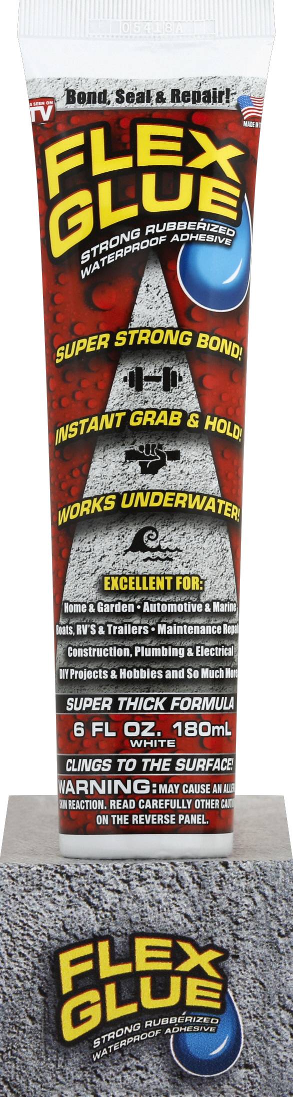 Flex Seal Strong Rubberized Waterproof Adhesive (6 fl oz)