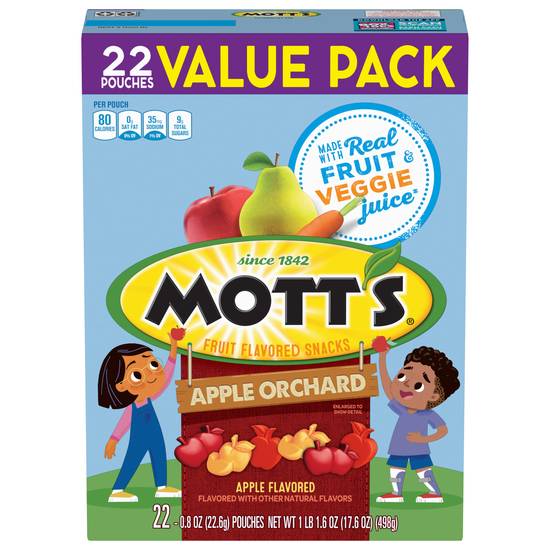 Mott's Apple Orchard Fruit Flavored Snacks