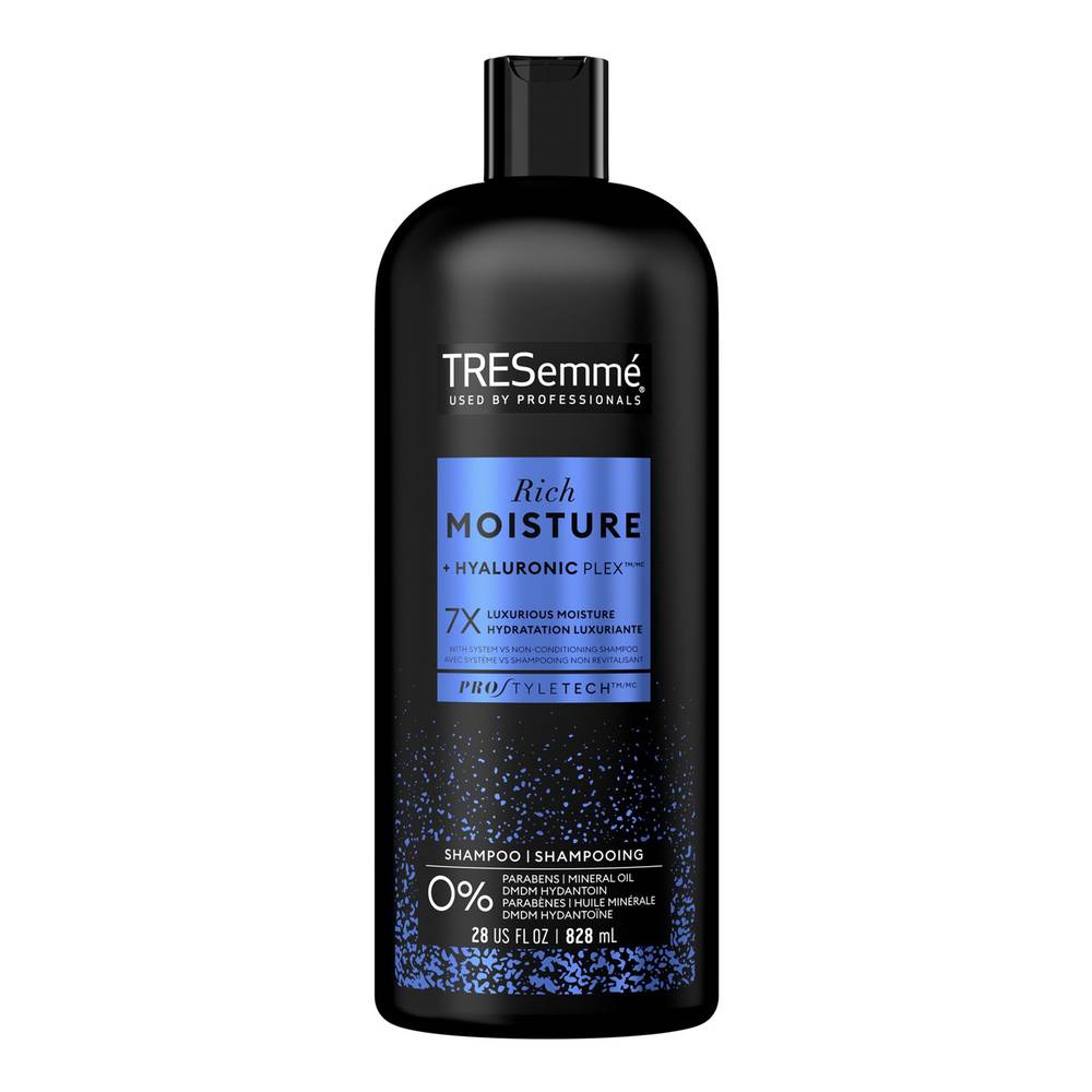 TRESemmé Rich Moisture + Hyaluronic Plex Liquid Shampoo (828 ml)