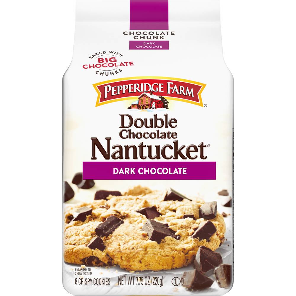 Pepperidge Farm Nantucket Double Chocolate Dark Chocolate Crispy Cookies (8 ct)