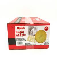 Frozen David's Cookies - Sugar Cookie Dough - 120/1.5 oz (1X120|Case of 1)