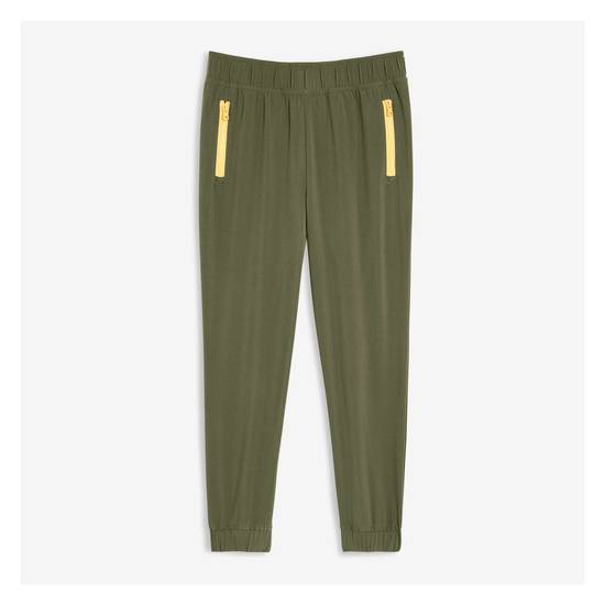 Joe Fresh Kid Boys' Four-Way Stretch Active Jogger (color: army