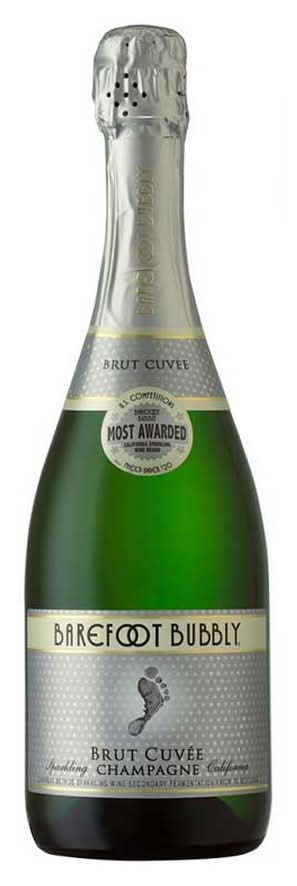 Barefoot Bubbly Brut Cuvee Champagne