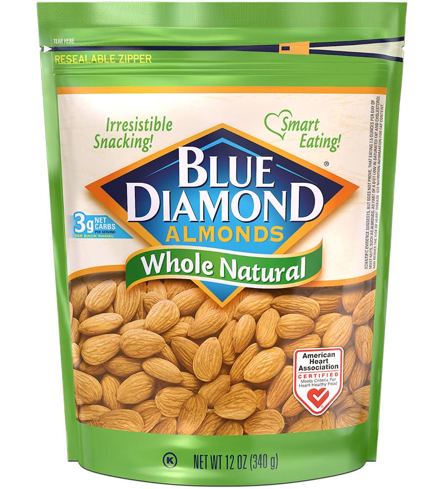 Blue Diamond Almonds Whole Natural (12 oz)