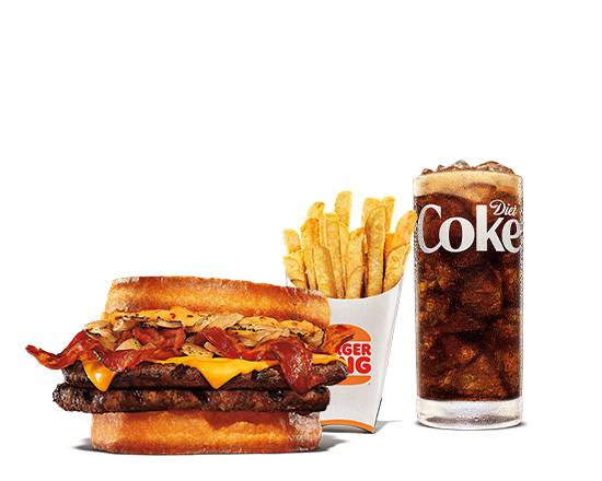 NEW! Double Bacon Whopper Melt Meal